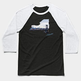 New York - The Big Apple - NYC Baseball T-Shirt